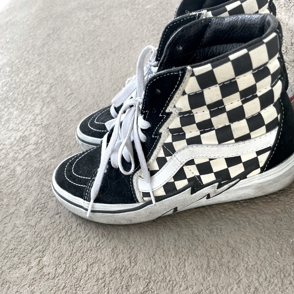 Vans sk8-hi bolt checkerboard sneakers